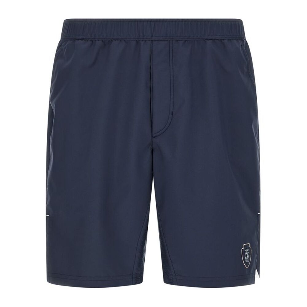Brunello Cucinelli Blue Polyester Bermuda Men's Shorts